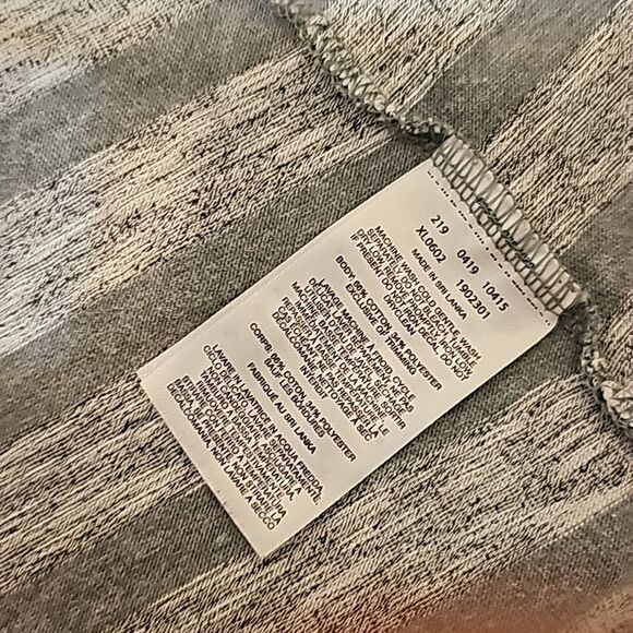 Columbia Wannacut Ridge EXS Full Zip Hoodie Striped Gray Medium - Picture 7 of 9